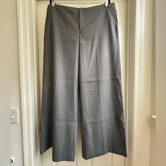 NWOT Massimo Charcoal Wide Leg Trouser Pants Perfect Fit Size 16 - Picture 1 of 7